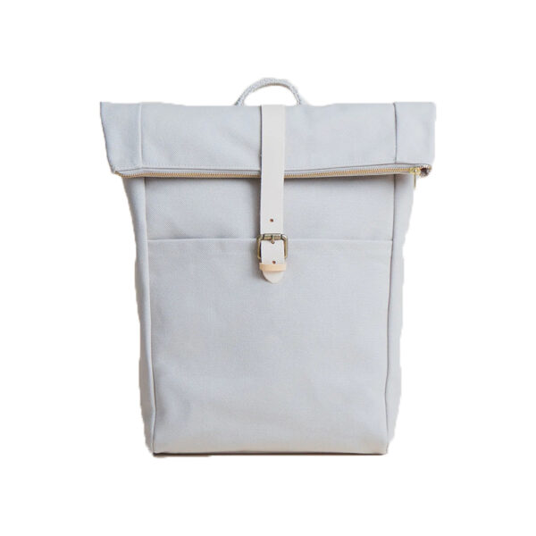 canvas backpack white