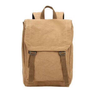 Brown Polyester Documents Organizer Backpack