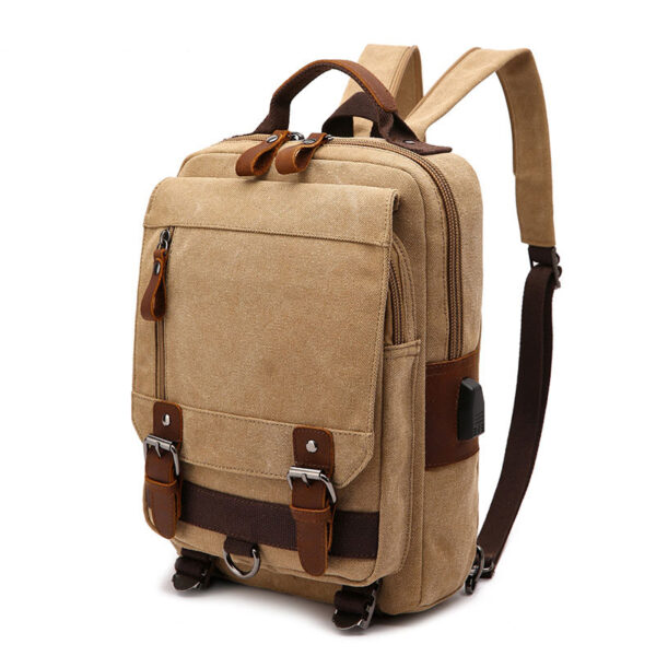 canvas travel backpack