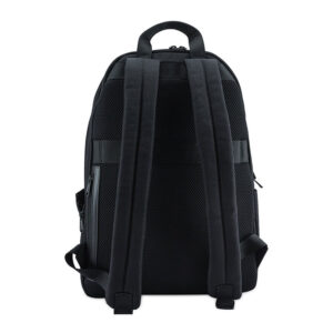 Black Monochrome structured Nylon Backpack