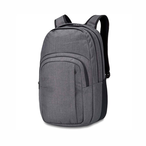 grey school backpack