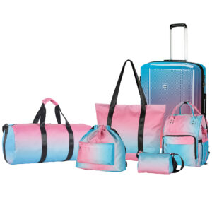 Popular Gradient Design Travel Luggage Bag Set
