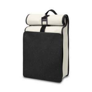 Rolling Top Extra Storage Leatherette Backapck