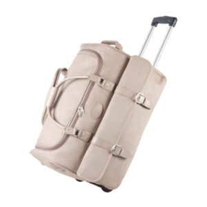 4Pcs Patterned Canvas Travel Luggage Bag Set