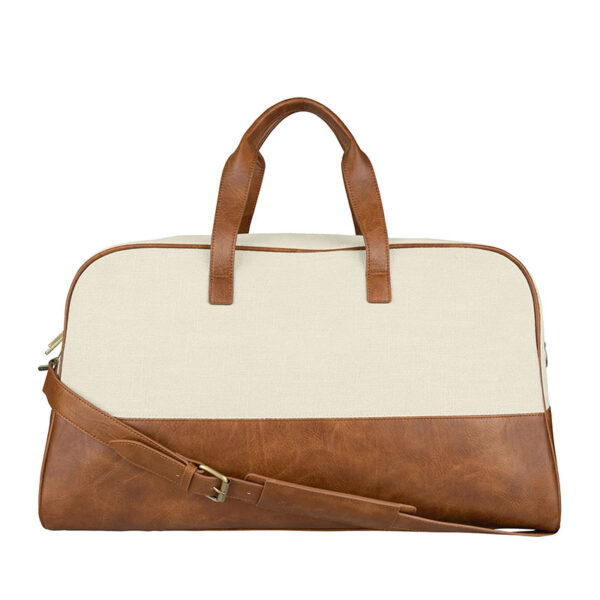 canvas leather travel bag