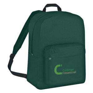 Zippered Classic Economy Promotional Backpack