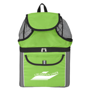 Double Layers Beach Drawstring Cooler Backpack