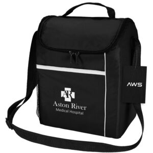 High Density Ripstop Polyester Promotional Lunch Cooler Shoulder Bag