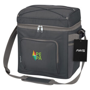 24 Cans Zippered Promotion Portable Shoulder Cooler Bag