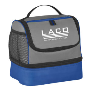 Custom Branded Two Compartments Cooler Lunch Bag